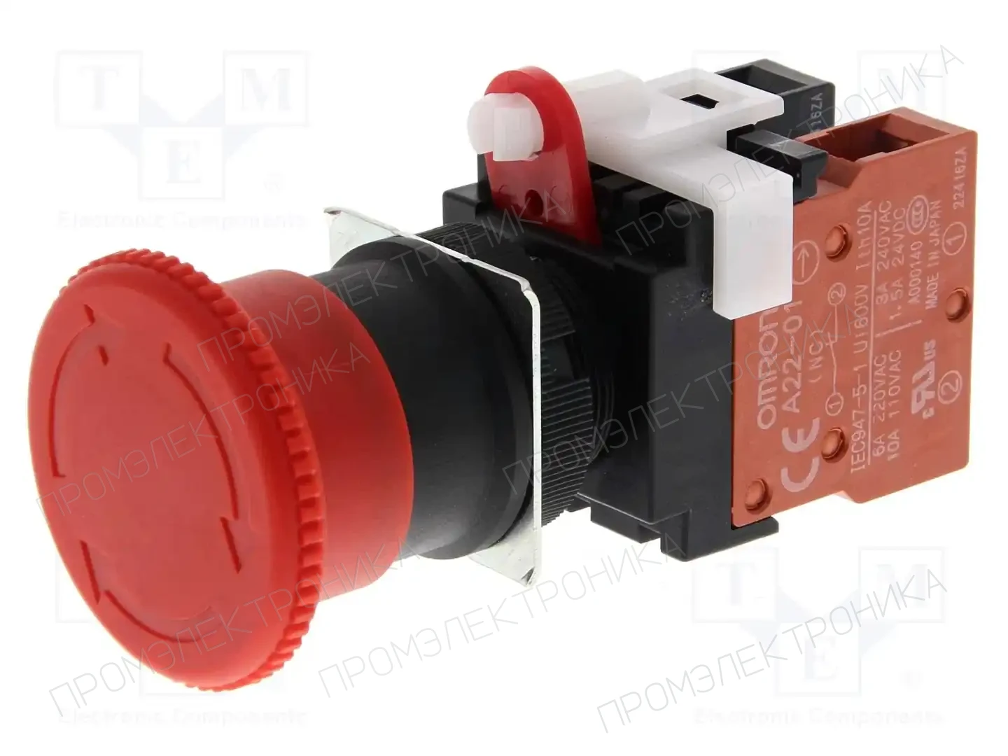 OMRON A22E-M-03 — Переключатели панельные стандартные 22мм