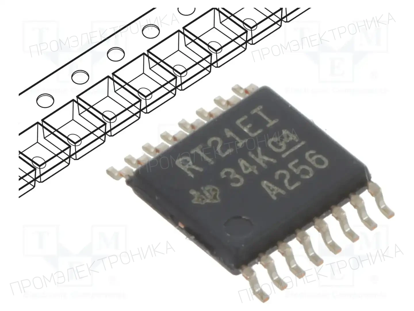 Texas Instruments TRS3221EIPWR — Микросхемы - RS232 / RS422 / RS485