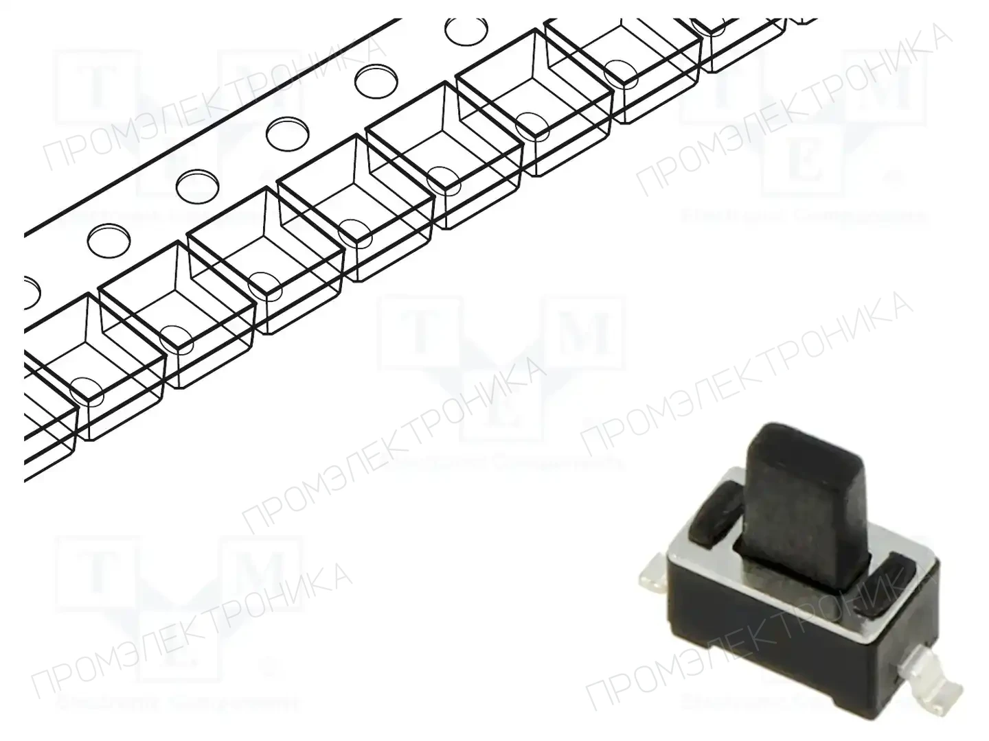 CONNFLY DS1042-03-23KKR25010 — Микропереключатели TACT