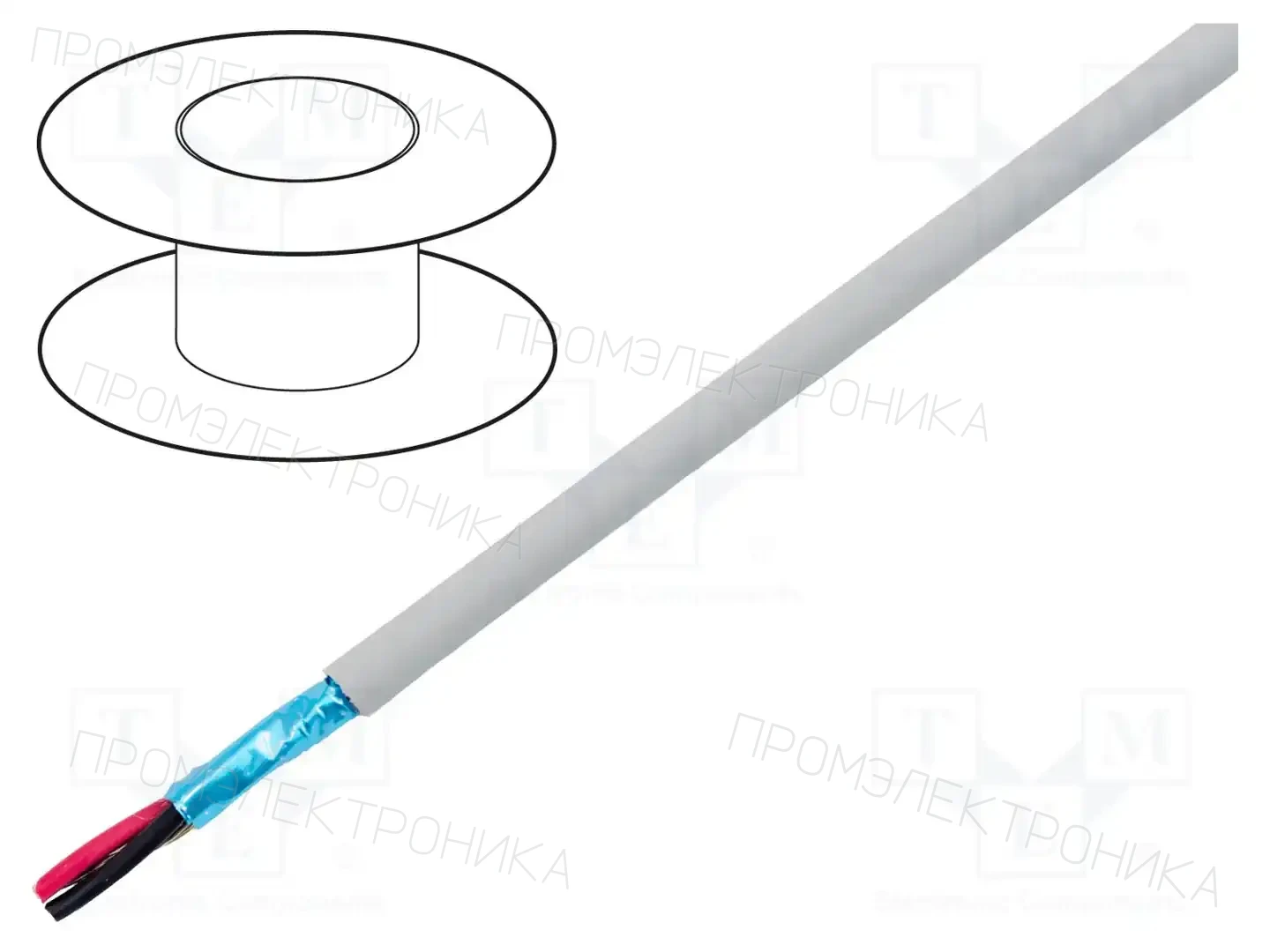 ALPHA WIRE 78102 SL001 — Провода многожильные экранированные