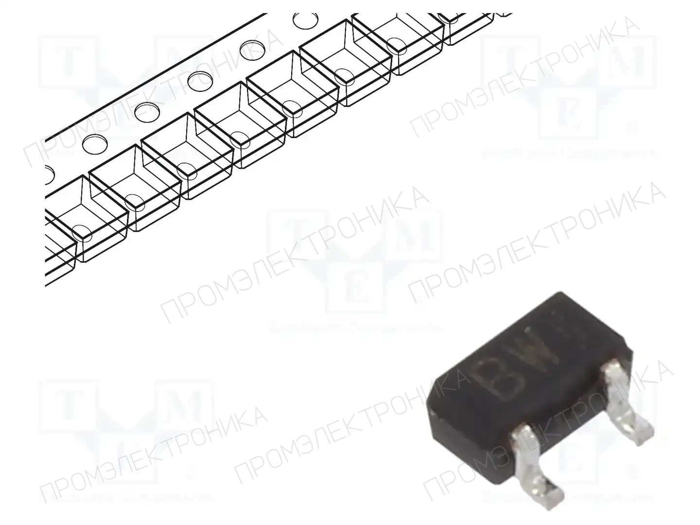 ROHM SEMICONDUCTOR 2SA2018TL — Транзисторы PNP SMD