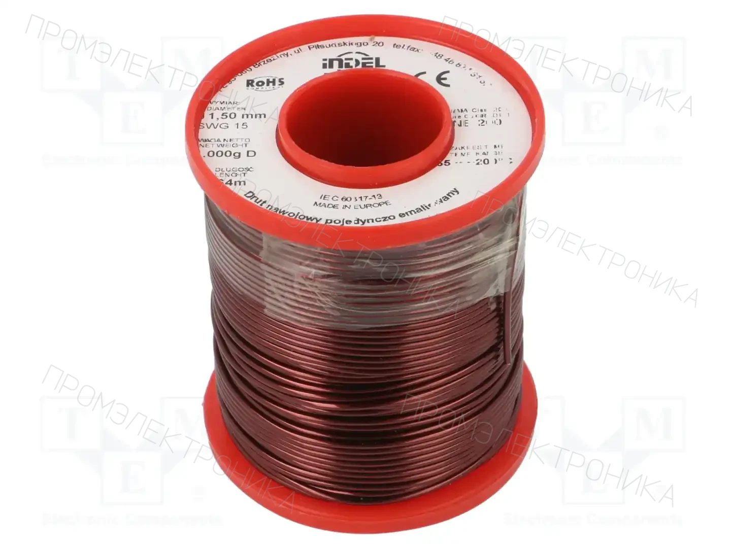 INDEL DNE1,50-1KG — Проволока обмоточная