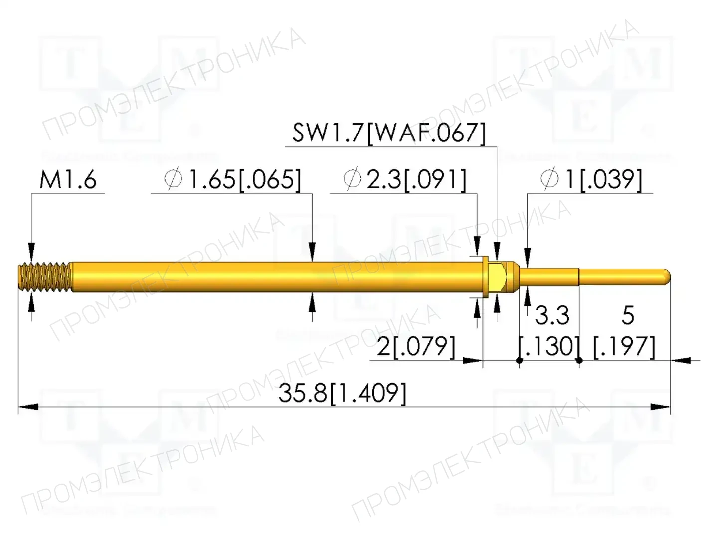 INGUN GKS-112 305 090 A 1502 M — Измерительные щупы