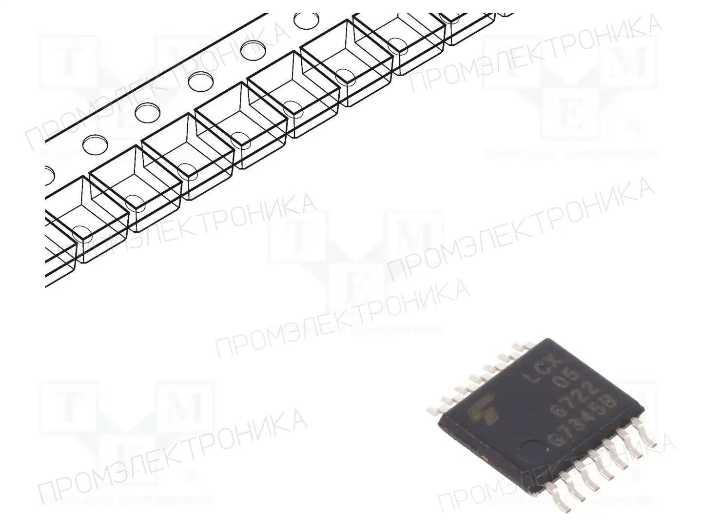 TOSHIBA 74LCX05FT(AE) — Ворота, инверторы