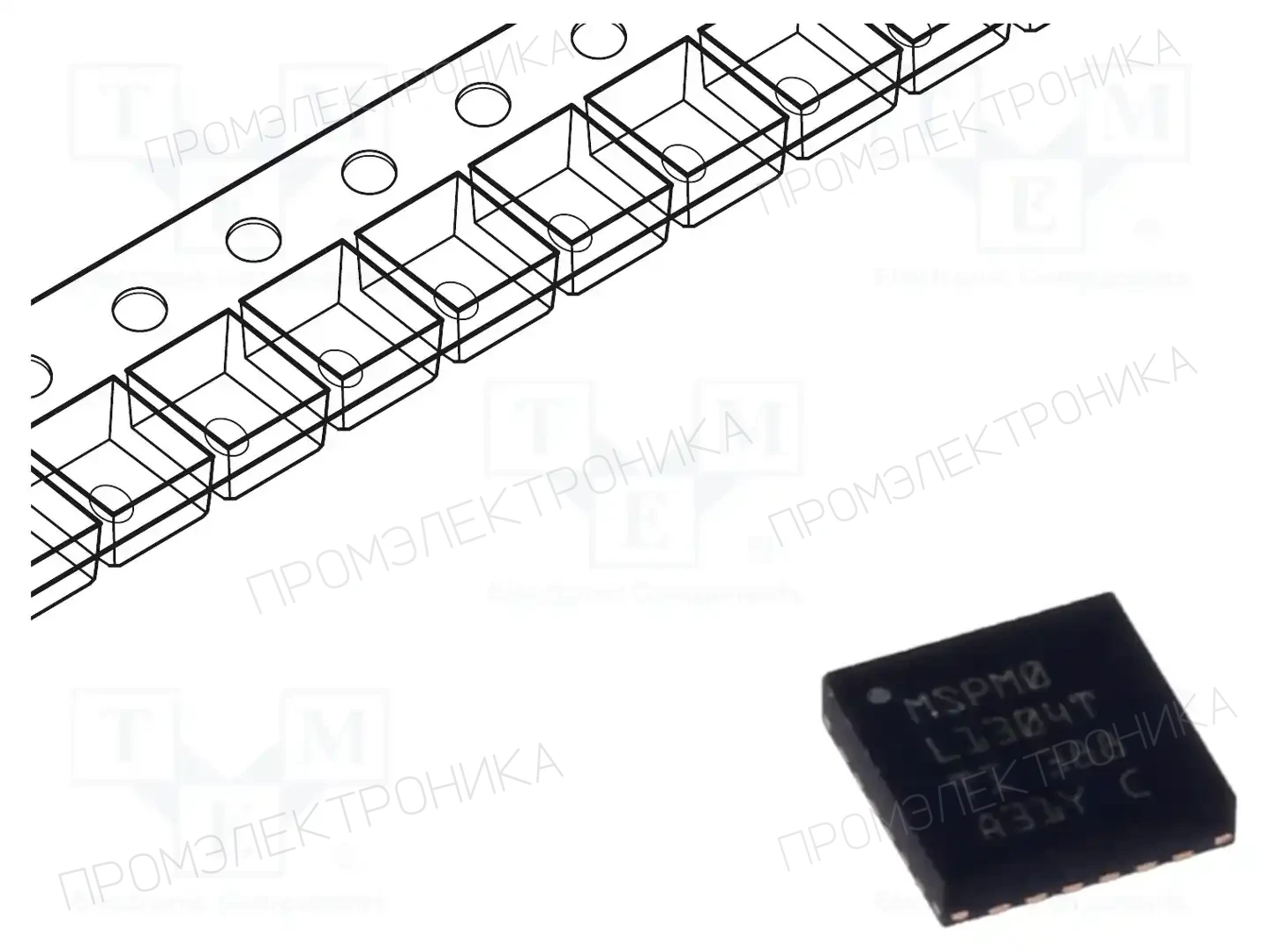 Texas Instruments MSPM0L1304TRGER — Микроконтроллеры