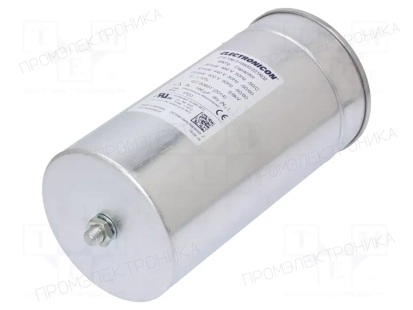 ELECTRONICON 275.186-516600/221K02 — Конденсаторы для комп. реакт. мощности
