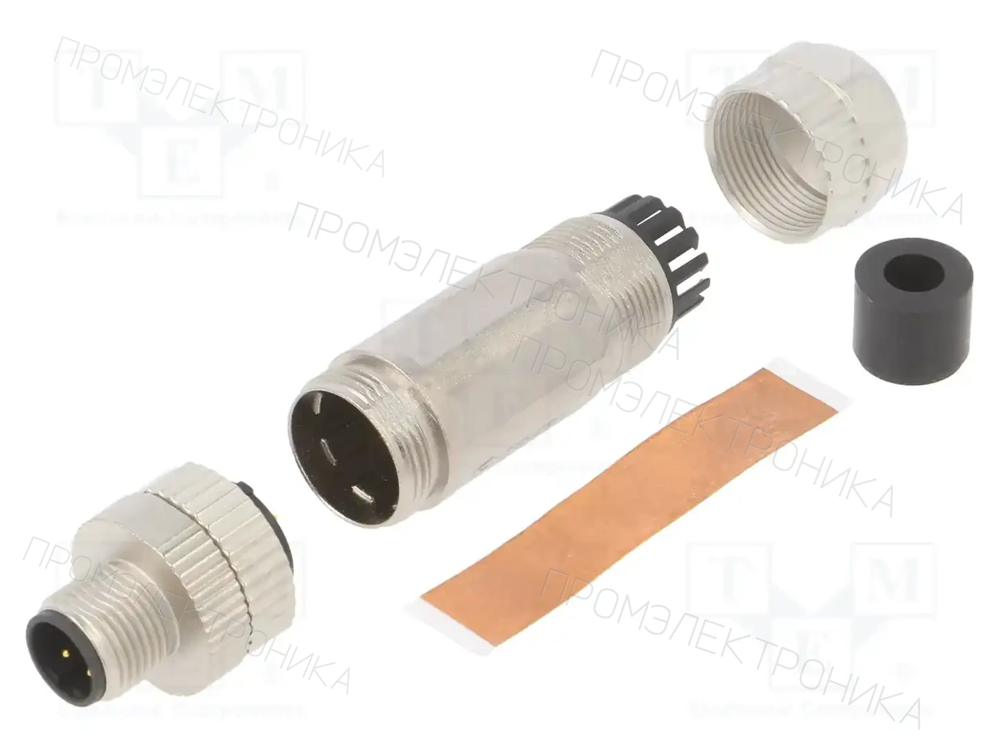 DEGSON ELECTRONICS PASH-M12D-04P-MM-SL7001-00A(H) — Вилки и гнезда M12