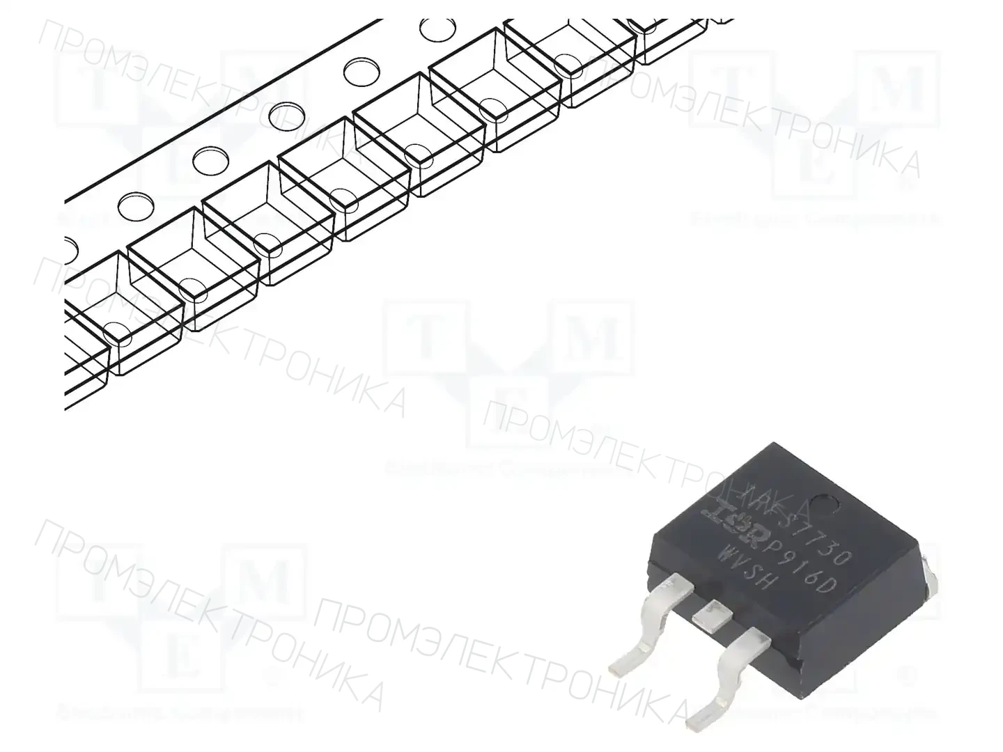 Infineon Technologies IRFS7730TRLPBF — Транзисторы с каналом N SMD