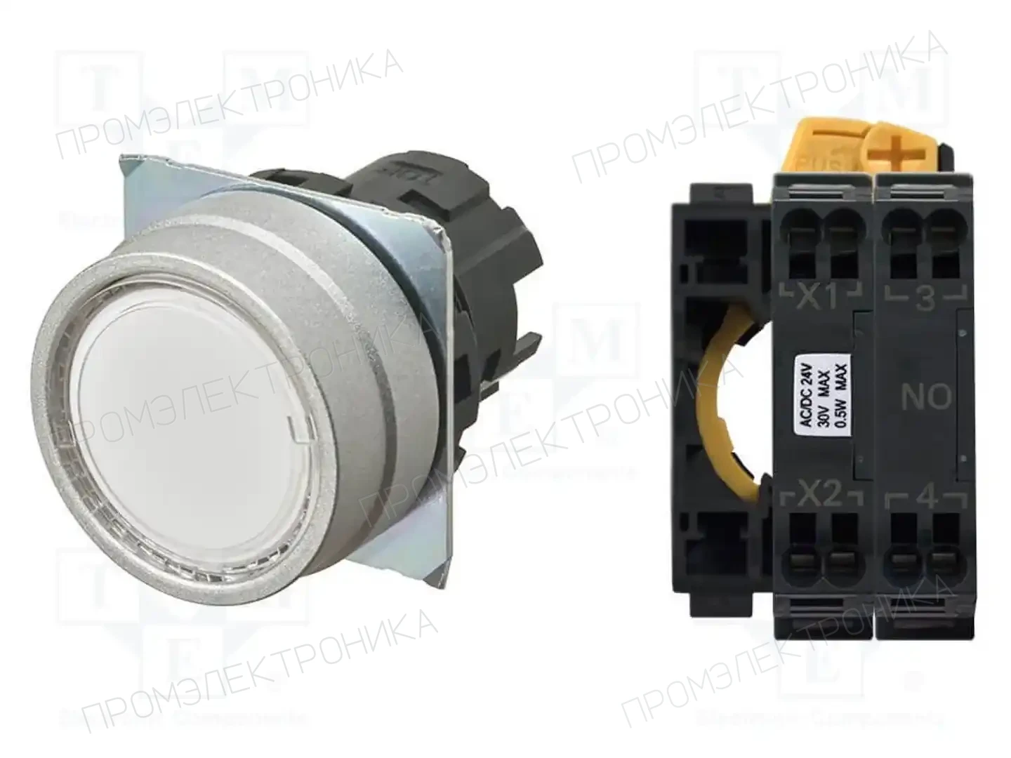 OMRON A22NL-MNM-TWA-P100-WC — Переключатели панельные стандартные 22мм