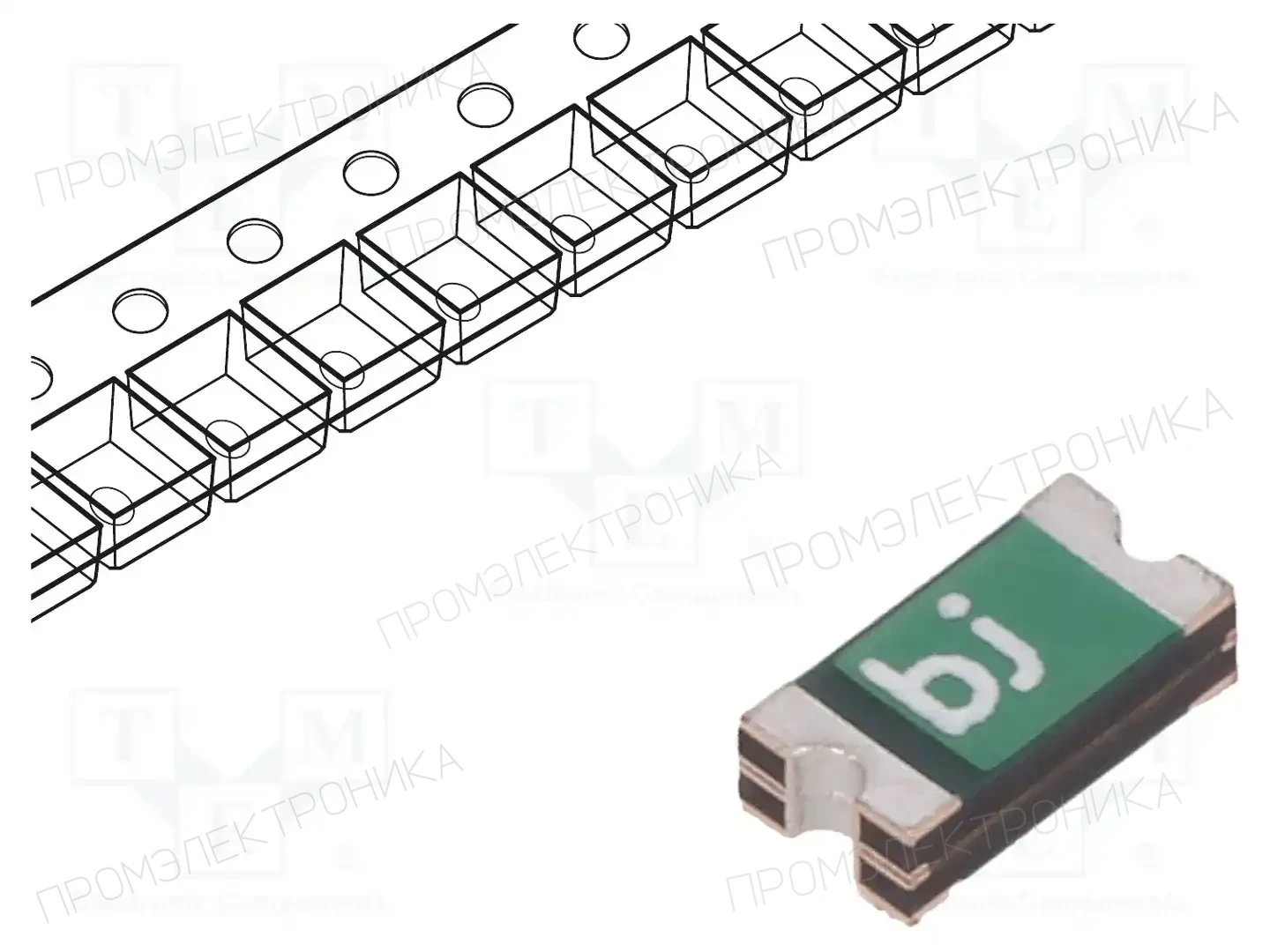 BEL FUSE 0ZCJ0035AF2E — Предохранители полимерные SMD