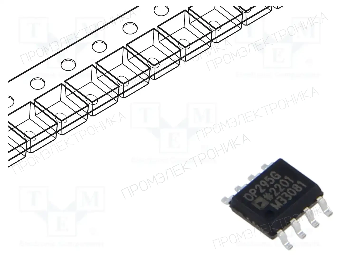 Analog Devices OP295GSZ-REEL — Операционные усилители SMD