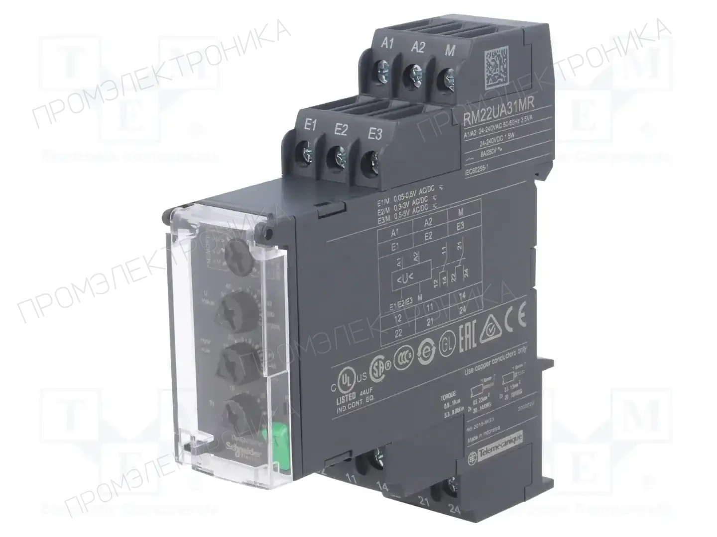 SCHNEIDER ELECTRIC RM22UA31MR — Контрольные реле