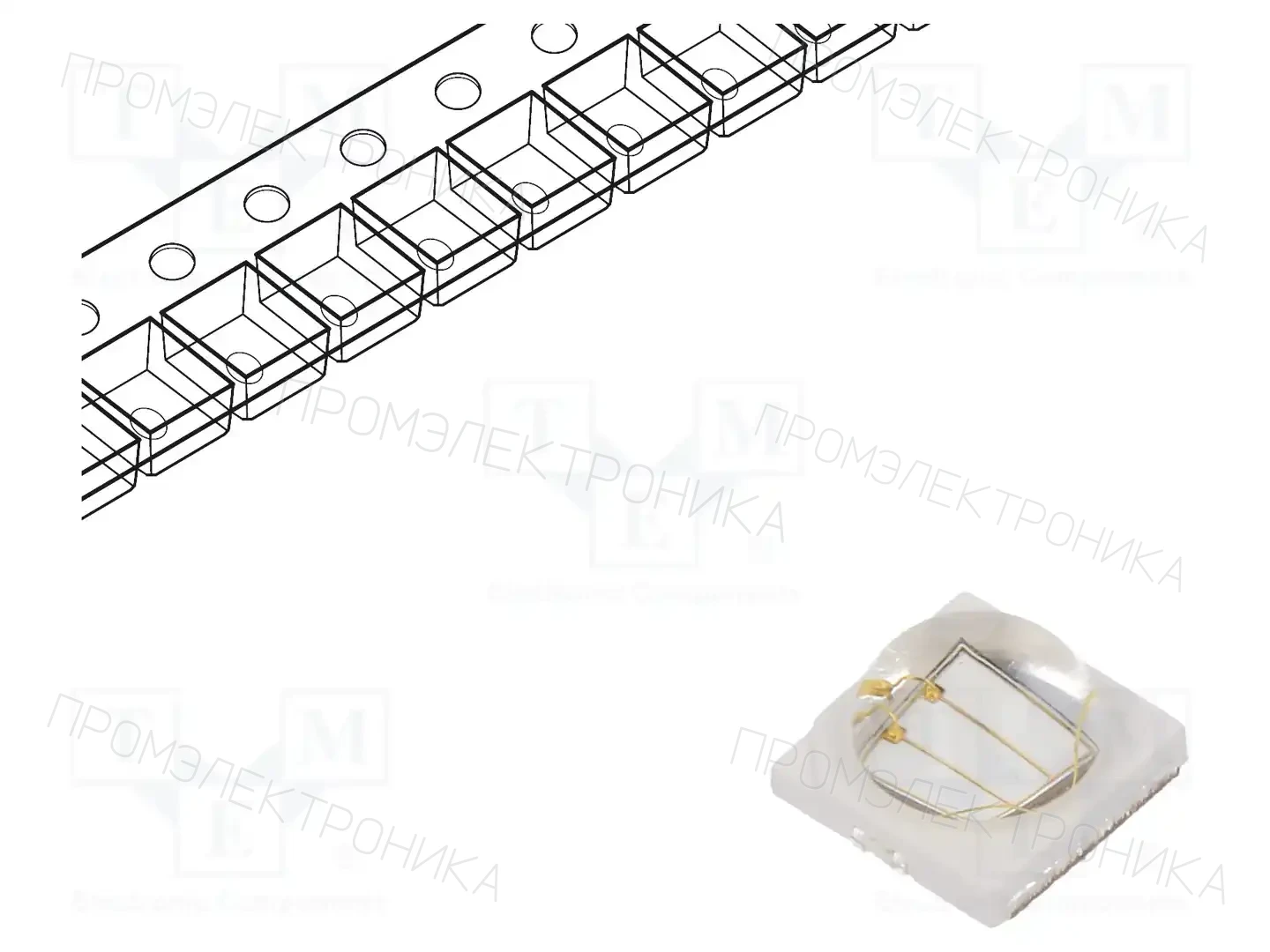 ProLight Opto PK2N-3LDE-HSD — Диоды LED - "plants growth"