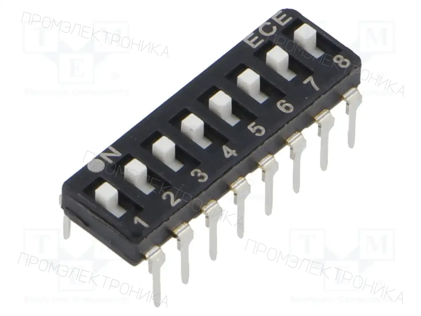 ECE EAM108EZ — Переключатели типа Dip-Switch
