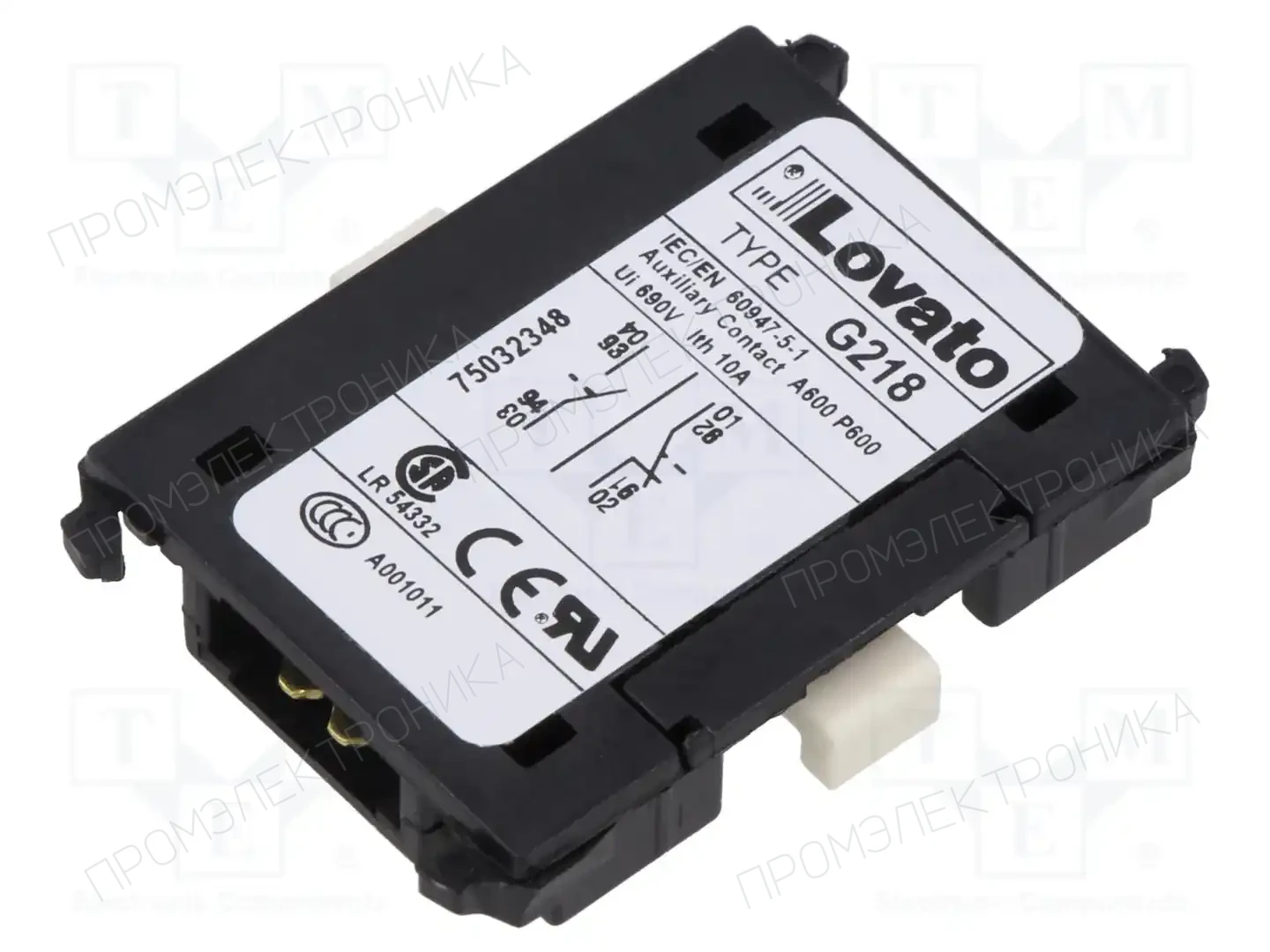 LOVATO ELECTRIC 11G218 — Контакторы - дополнительное оборудование