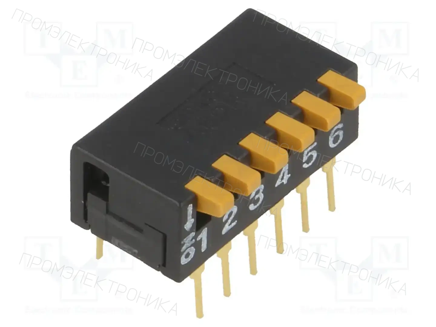 OMRON Electronic Components A6DR-6100 — Переключатели типа Dip-Switch