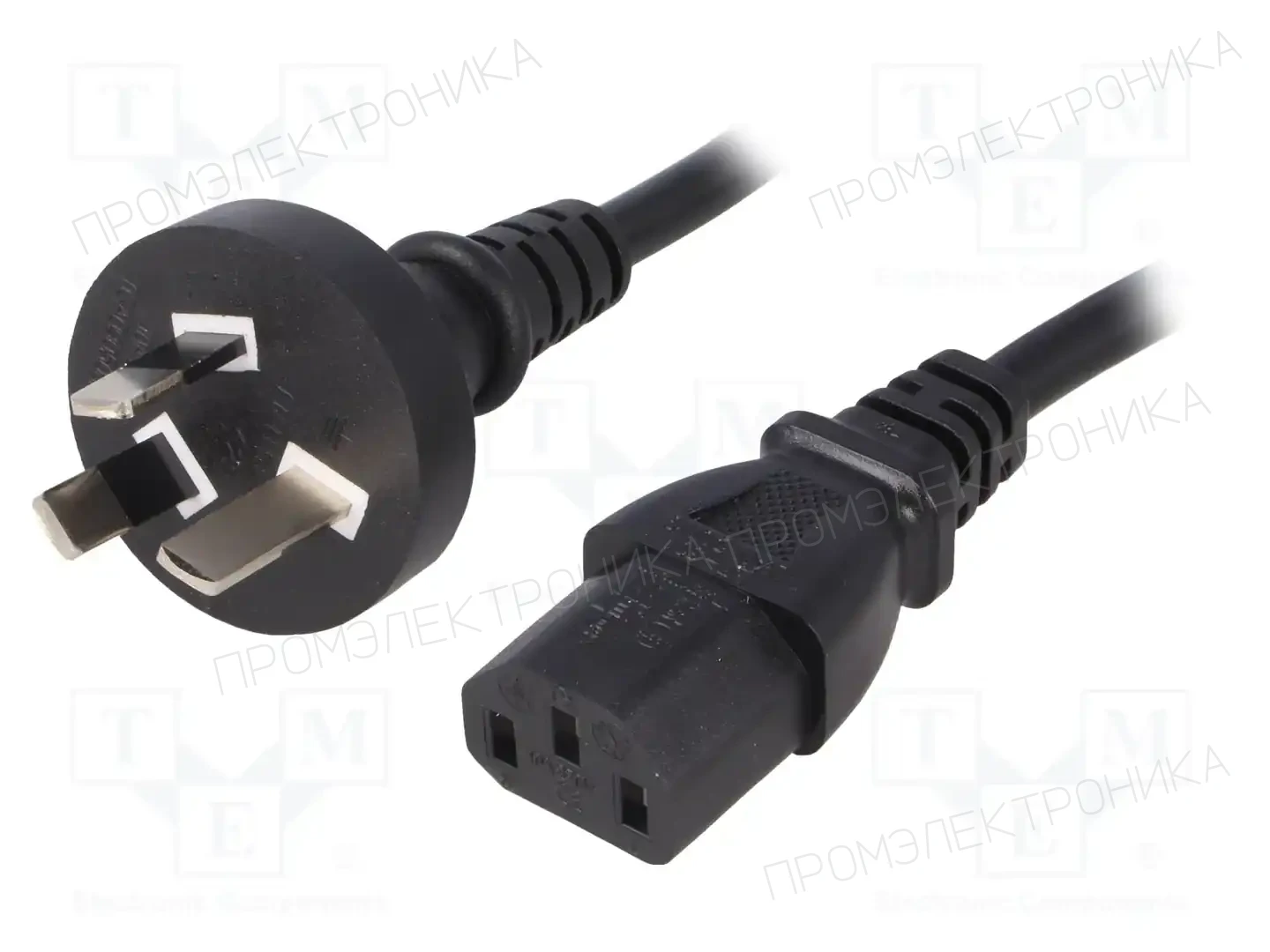 LIAN DUNG LT-423+501 H05VV-F 3X0.75 BLK 1.5M — Кабели питания компьютерные и универс