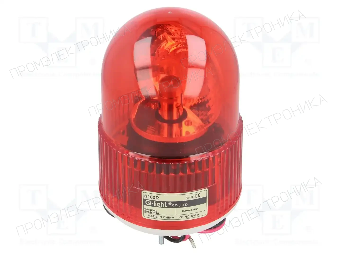 QLIGHT S100R-24-R — Сигнализаторы световые