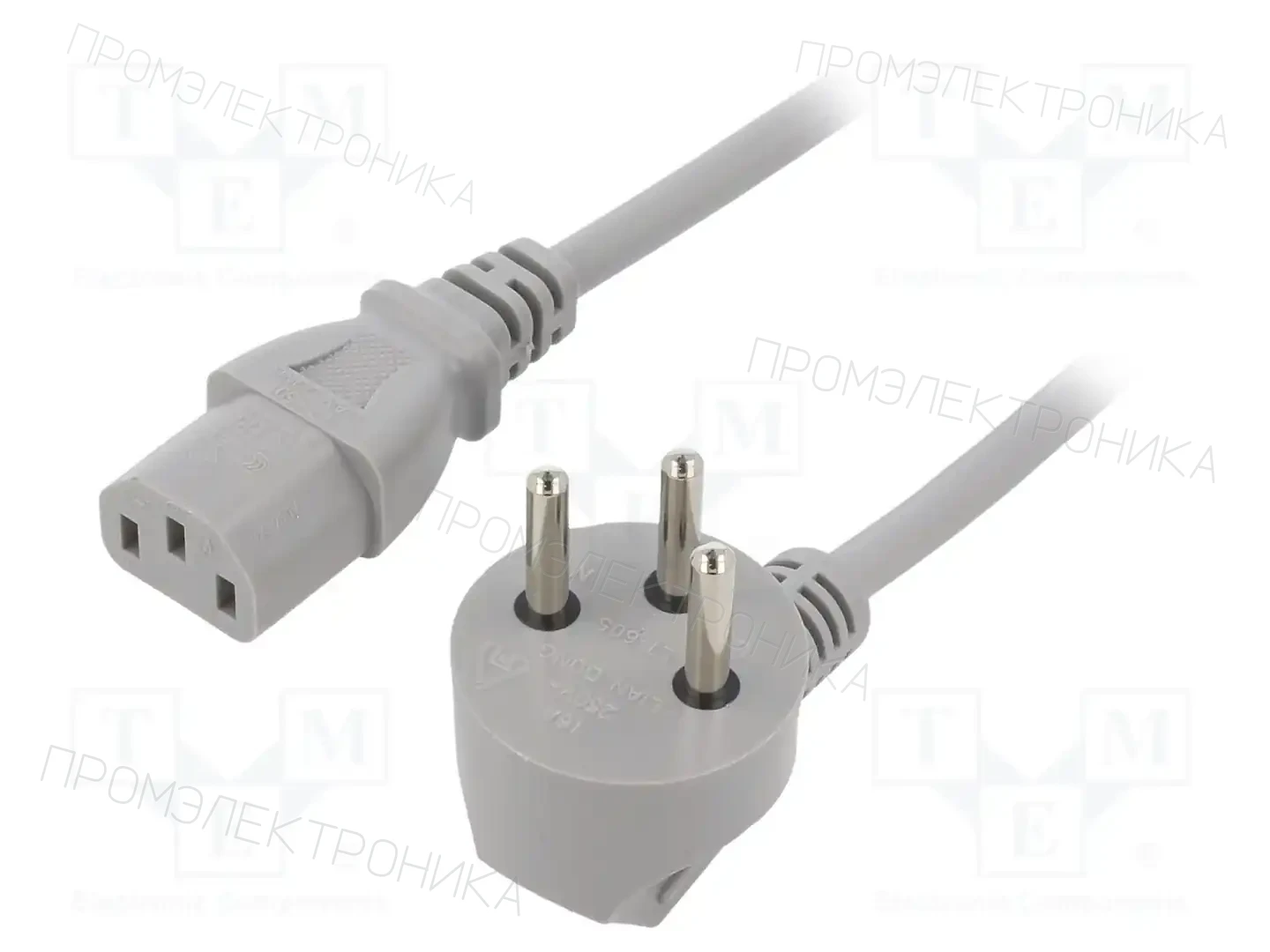 LIAN DUNG LT-602+501 H05VV-F 3X1.0 GRY 5M — Кабели питания компьютерные и универс