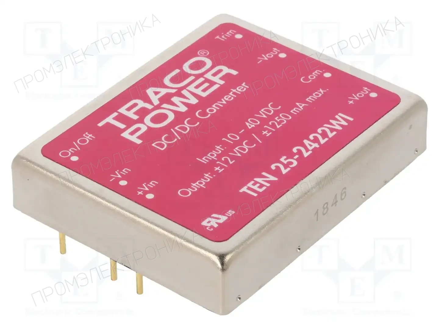 TRACO POWER TEN 25-2422WI — Преобразователи DC/DC