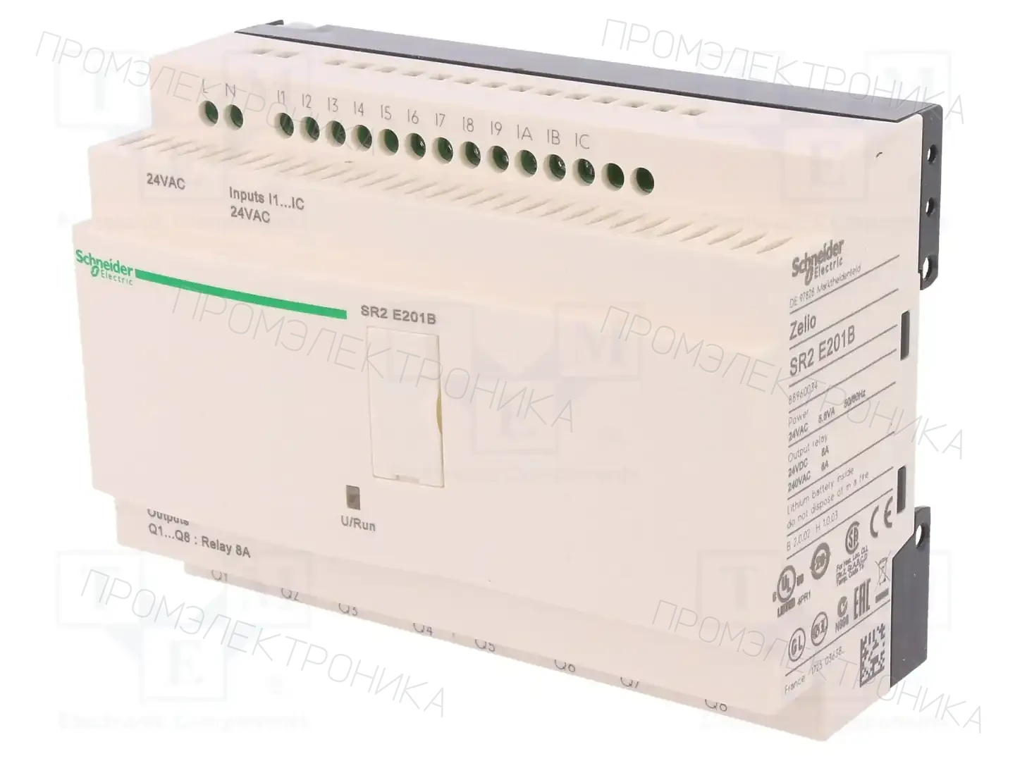 SCHNEIDER ELECTRIC SR2E201B — Реле прогр. основные модули