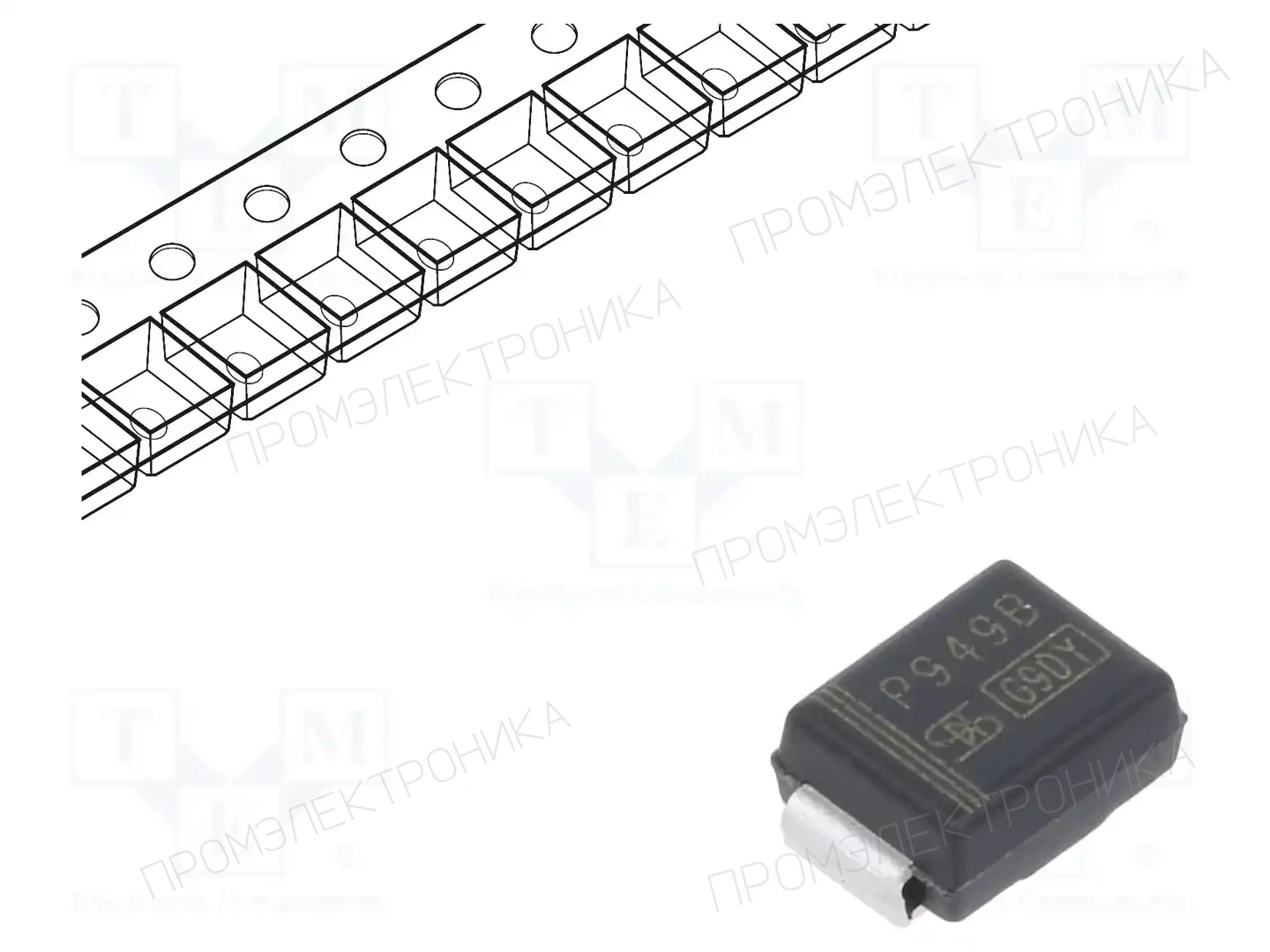 TAIWAN SEMICONDUCTOR 1PGSMB5949 — Стабилитроны SMD