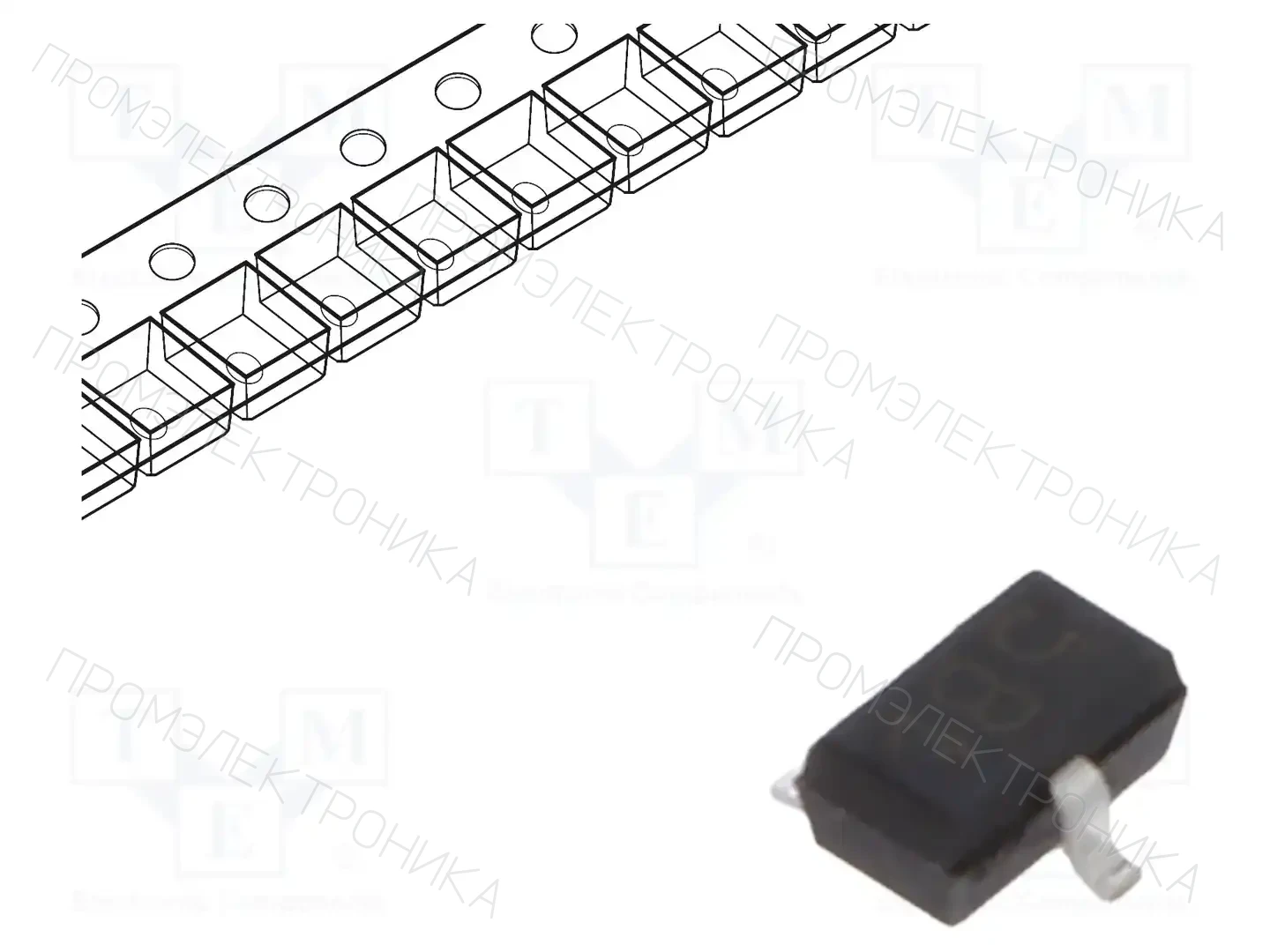 NEXPERIA BC807-25W,115 — Транзисторы PNP SMD
