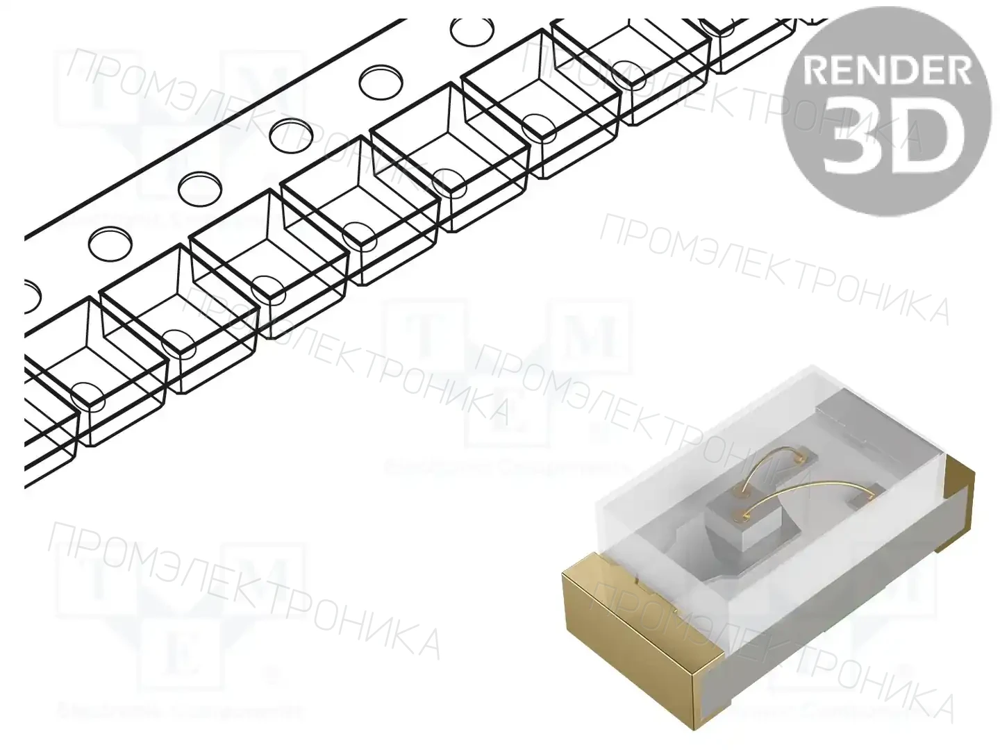 Inolux IN-S42BTR — Светодиоды SMD цветные