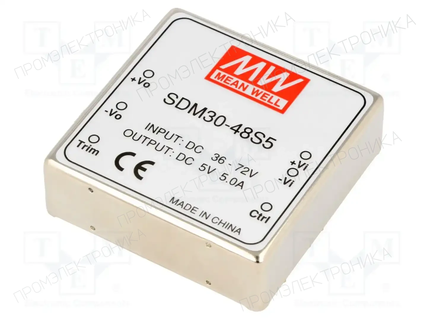 MEAN WELL SDM30-48S5 — Преобразователи DC/DC