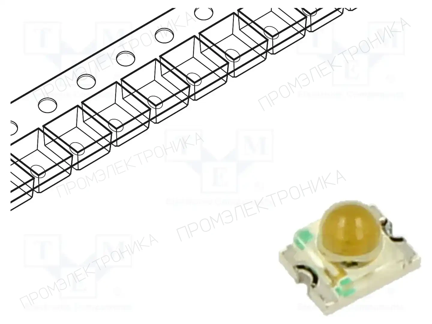 KINGBRIGHT ELECTRONIC KPD-3224SYCK — Светодиоды SMD цветные