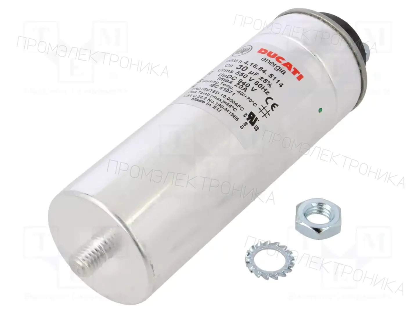 DUCATI ENERGIA 416.84.5114 — Конденсаторы для комп. реакт. мощности