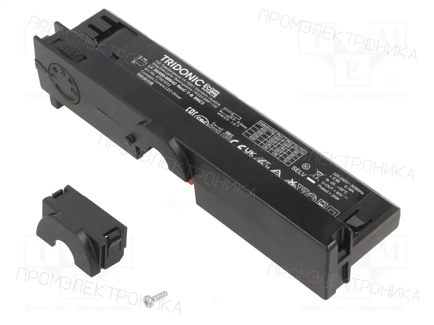 TRIDONIC LC 25/450-600/42 FLEXC T-B SNC3 — Блоки питания для LED