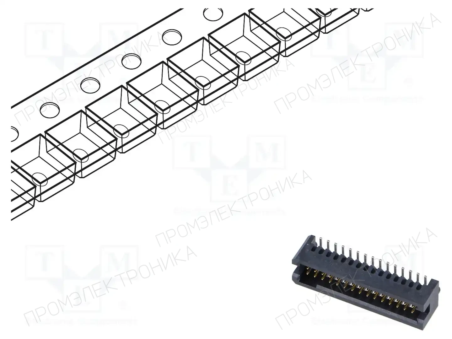 SAMTEC TFM-115-02-S-D-A-K-TR — Разъeмы пластина - пластина
