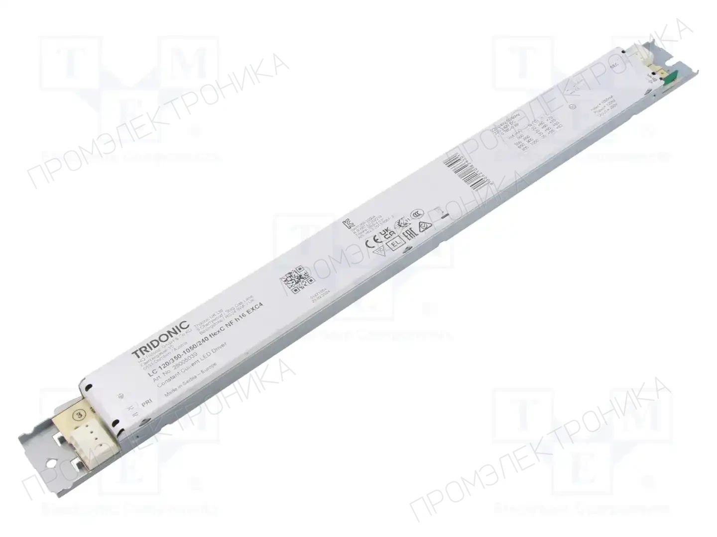 TRIDONIC LC 120/350-1050/240 FLEXC NF H16 EXC4 — Блоки питания для LED