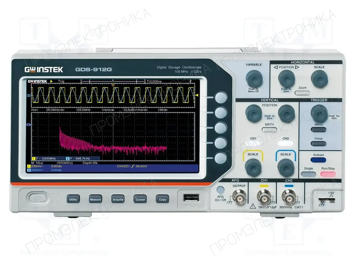 GW INSTEK GDS-912G — Осциллоскопы цифровые