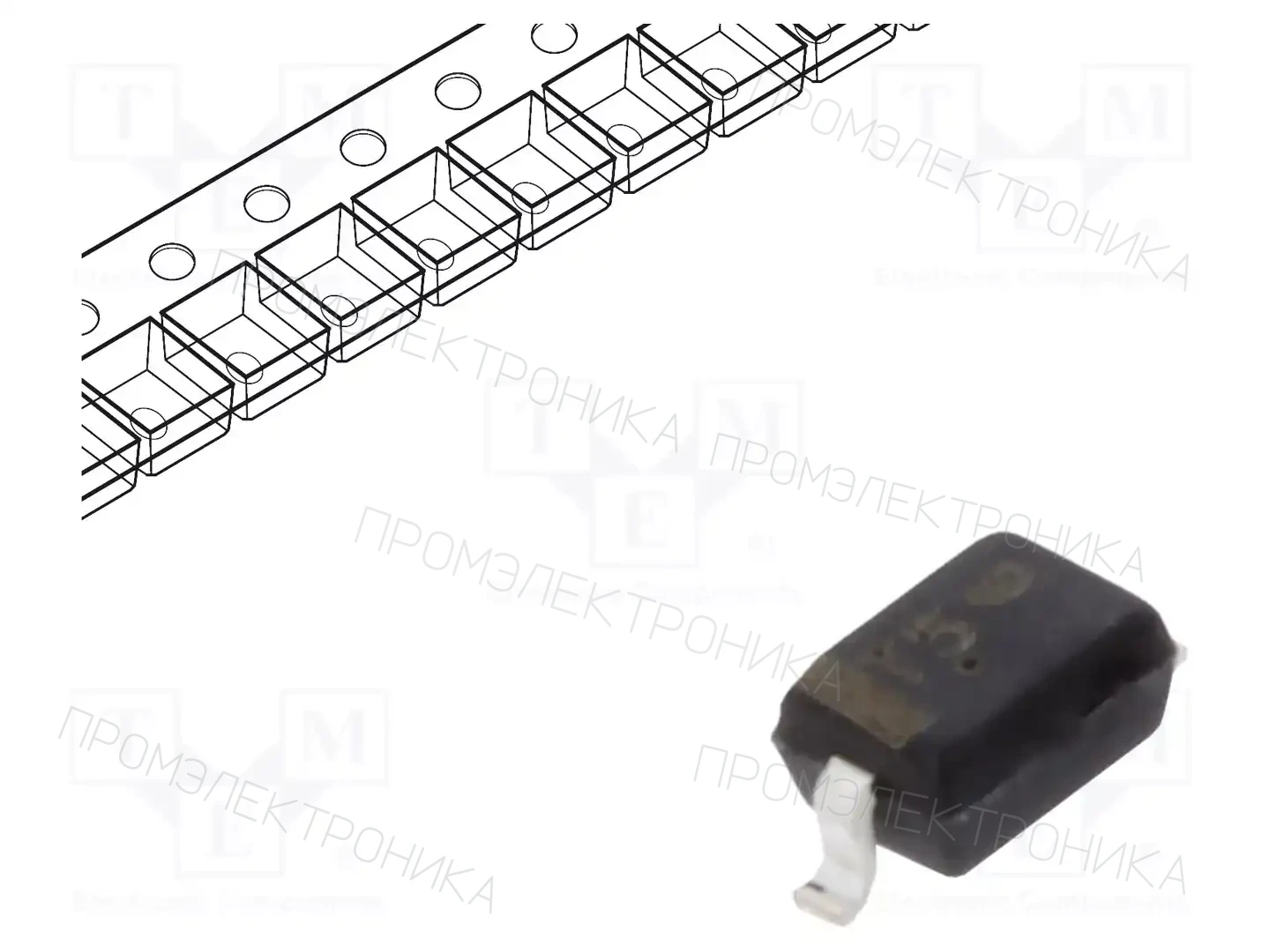 onsemi MM3Z3V3ST1G — Стабилитроны SMD