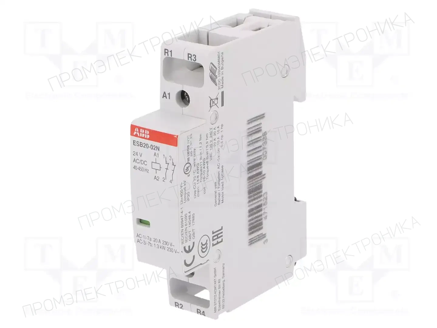 ABB 1SBE121111R0102 — Контакторы - установочные модульные