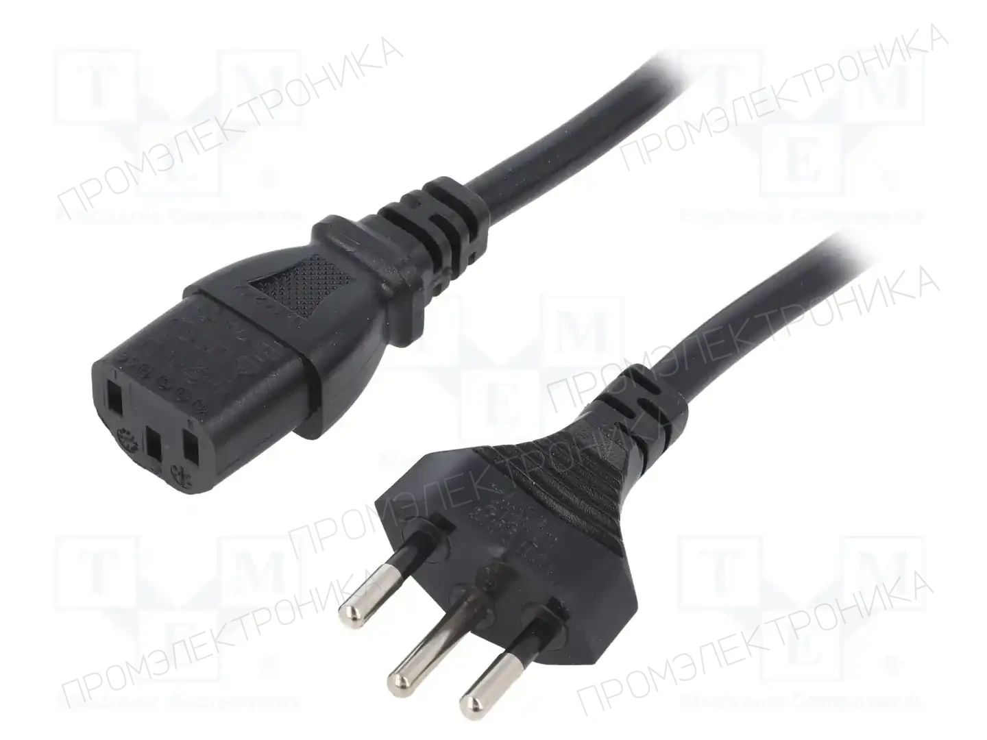 LIAN DUNG LT-313+501 H05VV-F 3X1.0 BLK 3M — Кабели питания компьютерные и универс