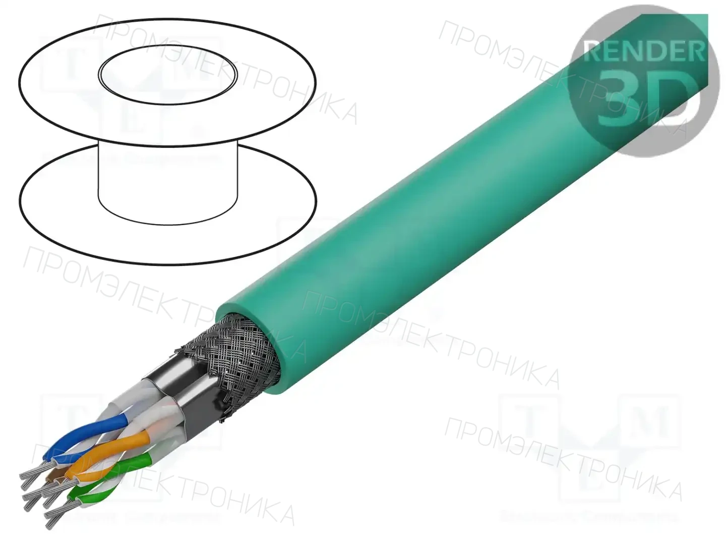 ALPHA WIRE 76032 TL001 — Провода промышленные Ethernet