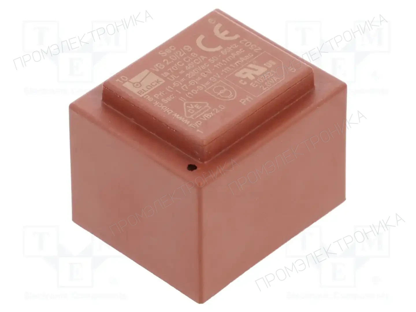 BLOCK VB 2,0/2/9 — Трансформаторы PCB