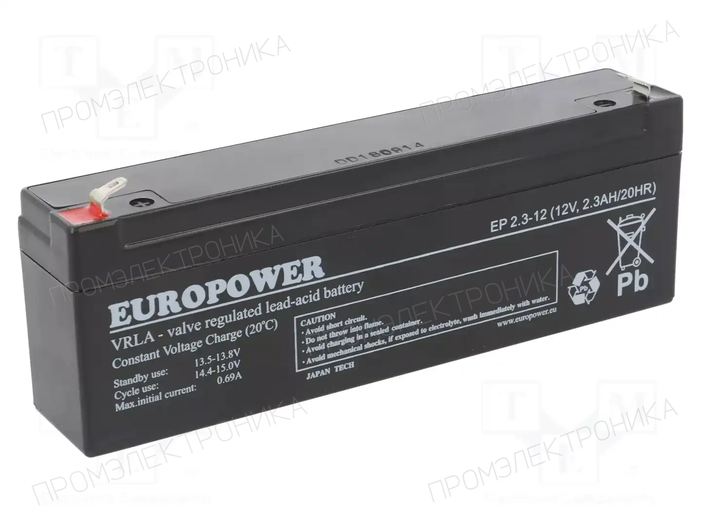 EUROPOWER EP 2,3-12 — Аккумуляторы кислотные