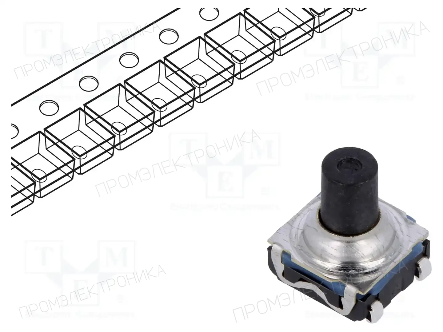 C&K KSC641J LFS — Микропереключатели TACT