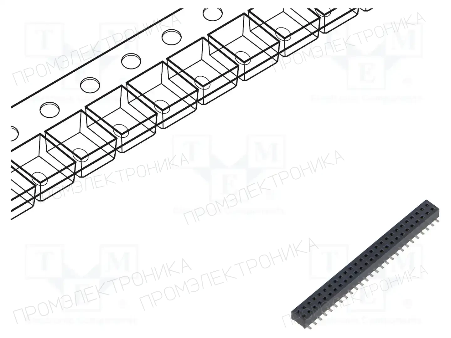 SAMTEC CLP-126-02-L-D-TR — Разъeмы пластина - пластина