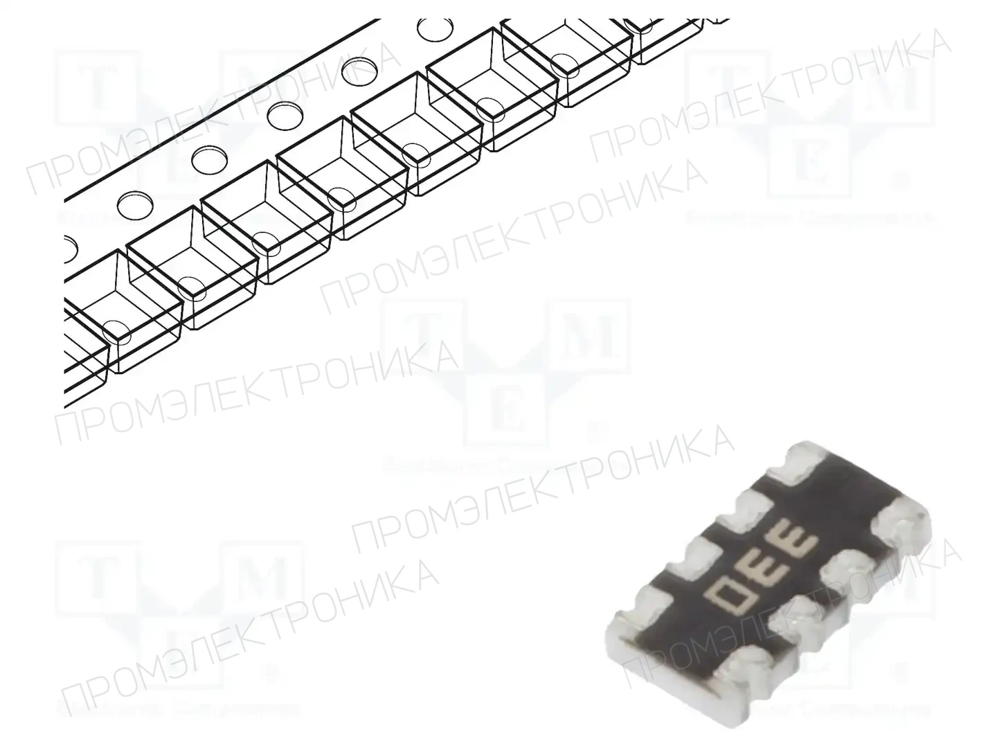 BOURNS CAT16-330J4LF — Резисторные сборки