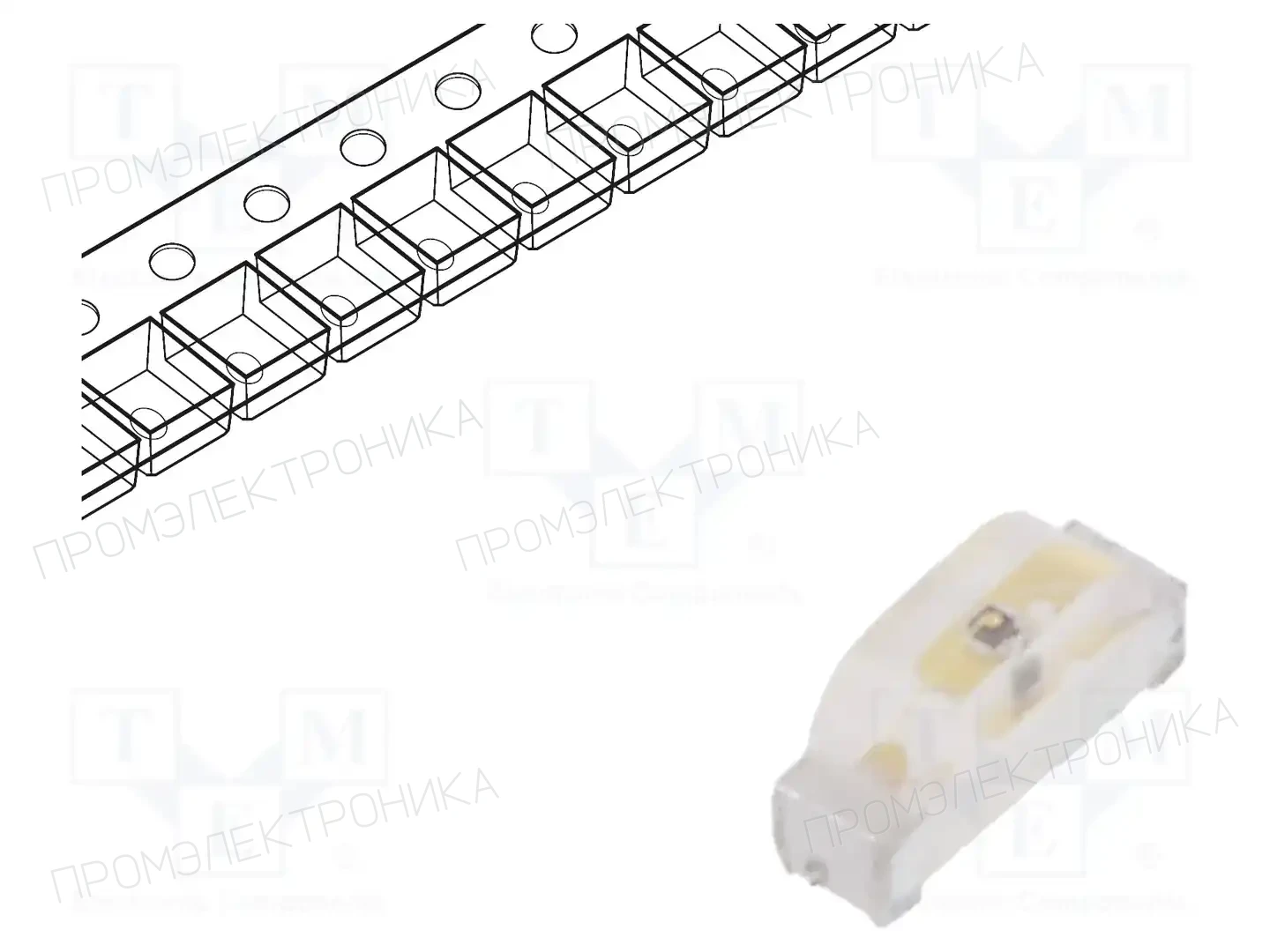EVERLIGHT 12-215SYGC/S530-E2/TR8 — Светодиоды SMD цветные