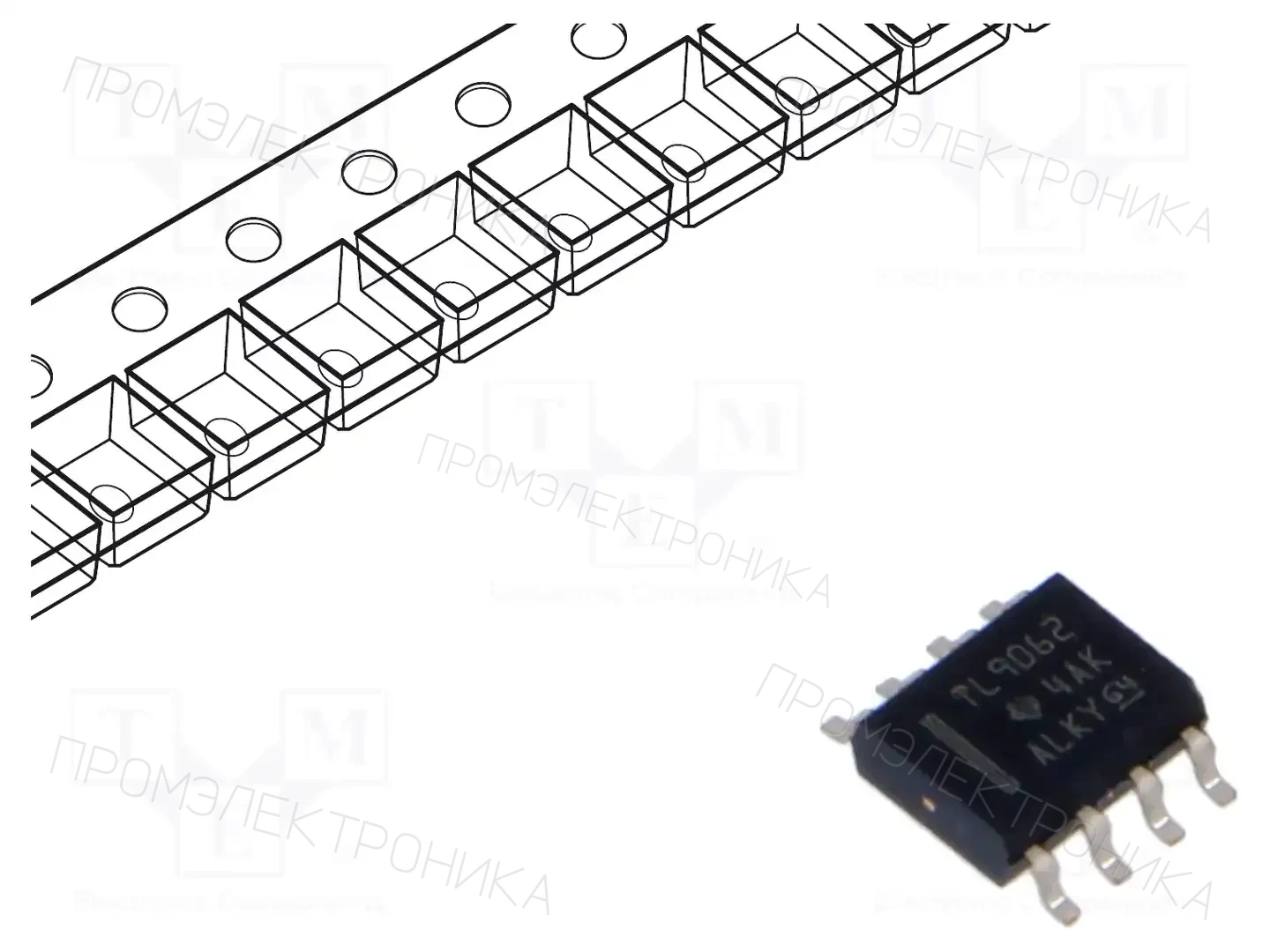 Texas Instruments TLV9062IDR — Операционные усилители SMD