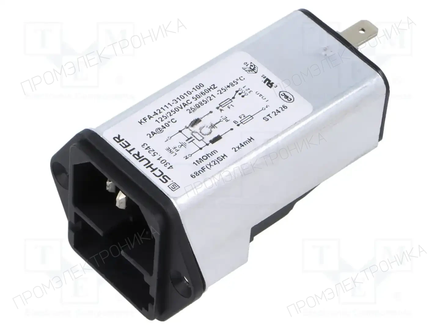 SCHURTER 4301.5243 — Разъемы IEC 60320