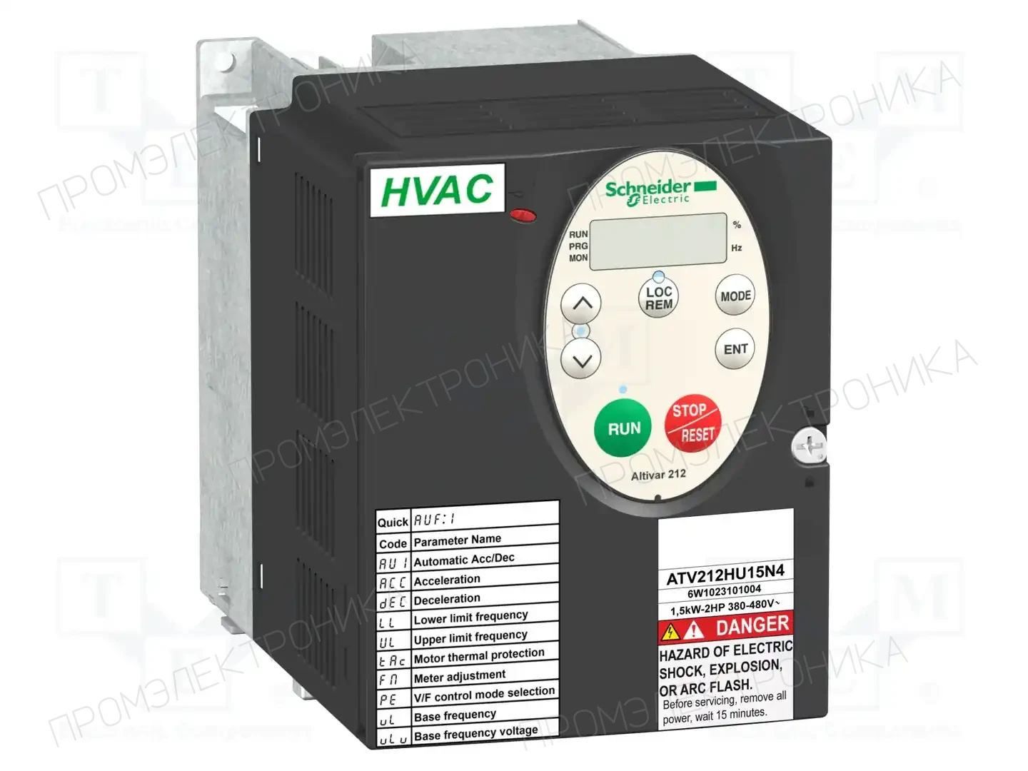 SCHNEIDER ELECTRIC ATV212HU22N4 — Трехфазные инверторы