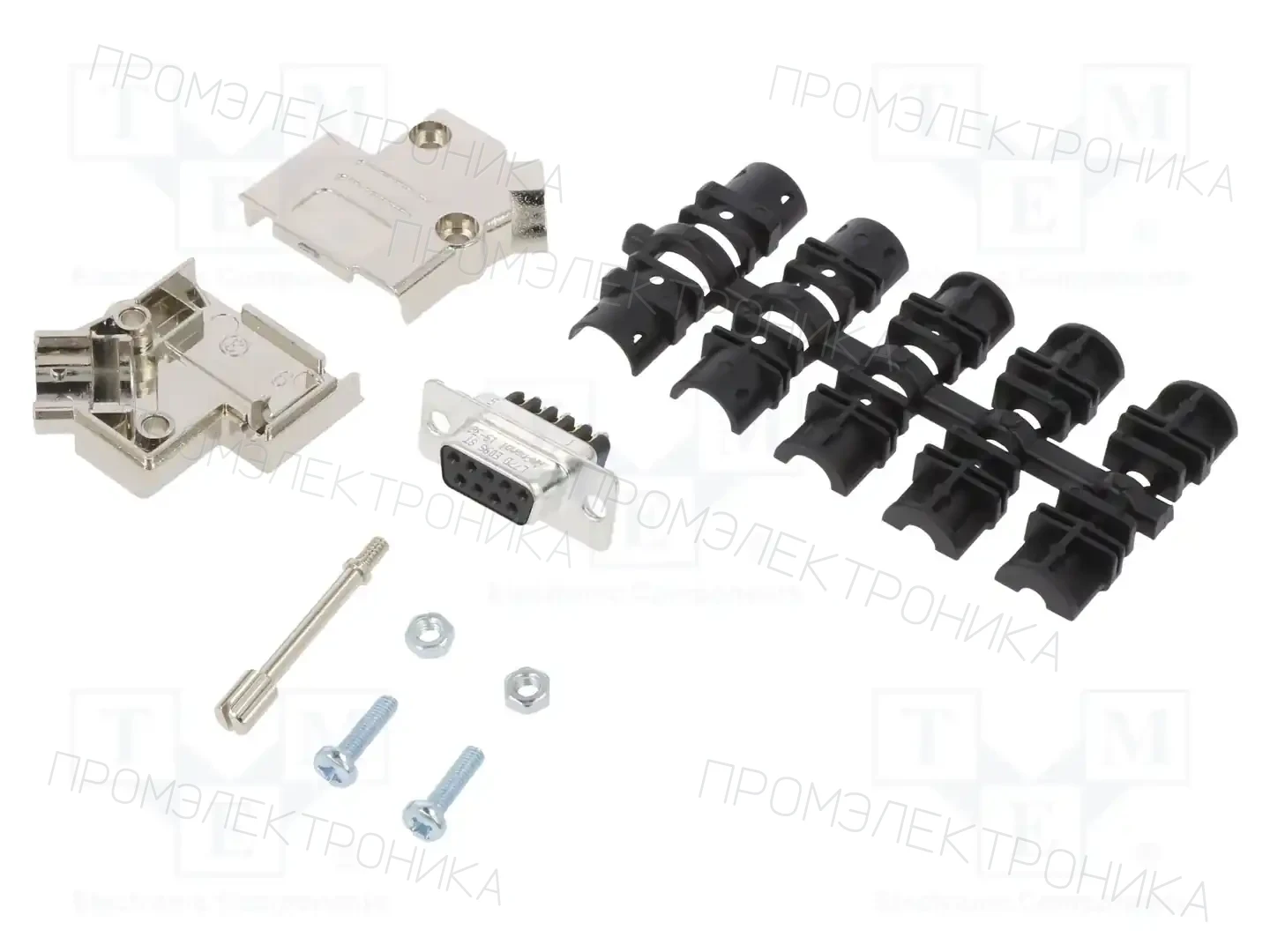 AMPHENOL COMMUNICATIONS SOLUTIONS L17D45PK-M-09+L77DE09SST — Комплектные штекеры D-Sub