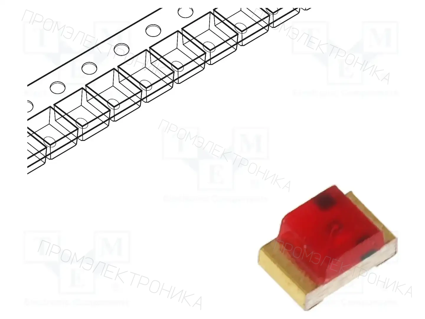 KINGBRIGHT ELECTRONIC KP-2012ID — Светодиоды SMD цветные